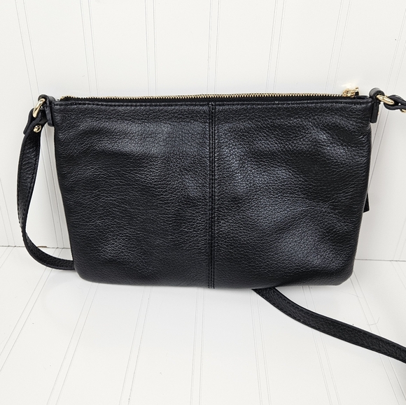 Tommy Hilfiger black crossbody leather bag - Picture 4 of 7